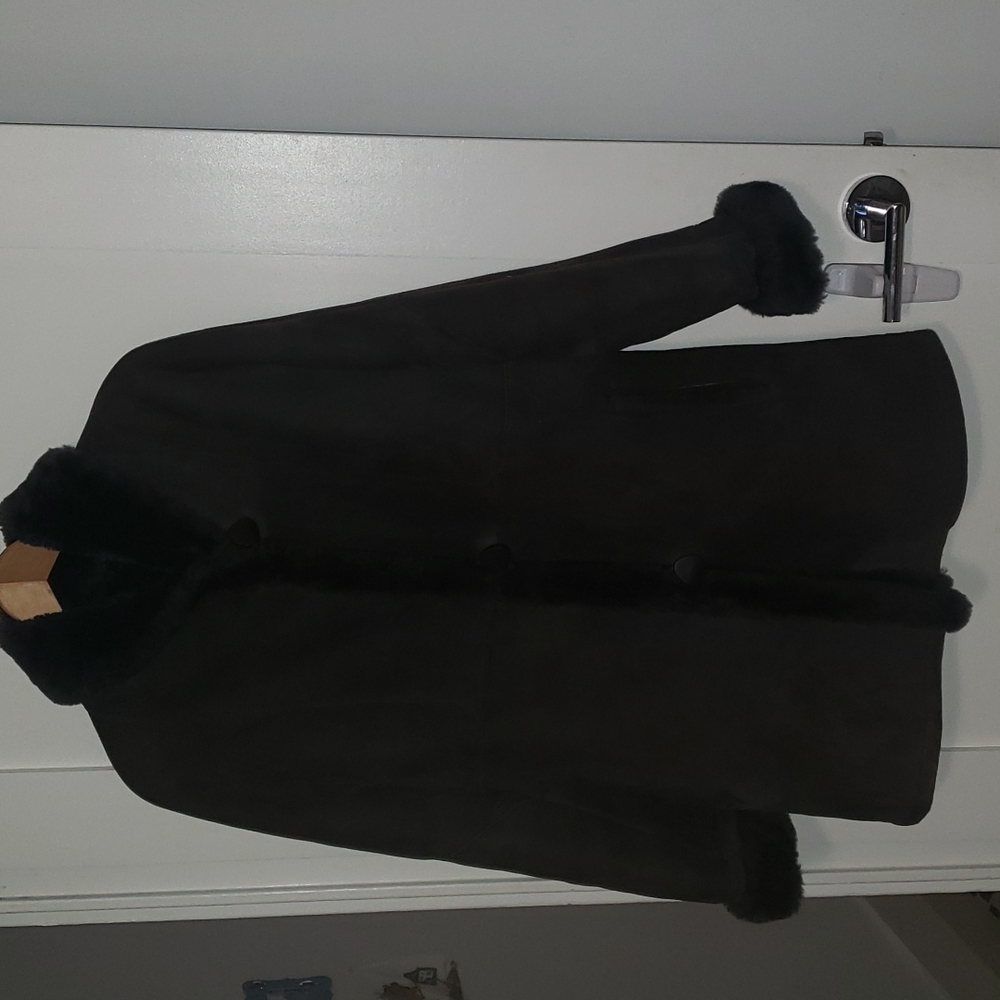 Espresso 2P Rafael Brothers NY Sherling Coat